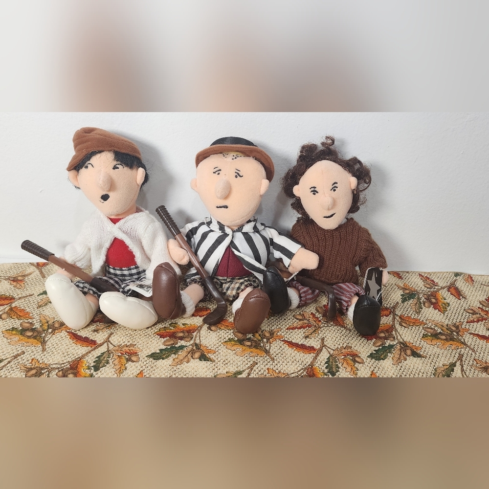 The Three Stooges 1999 Comedy Plush